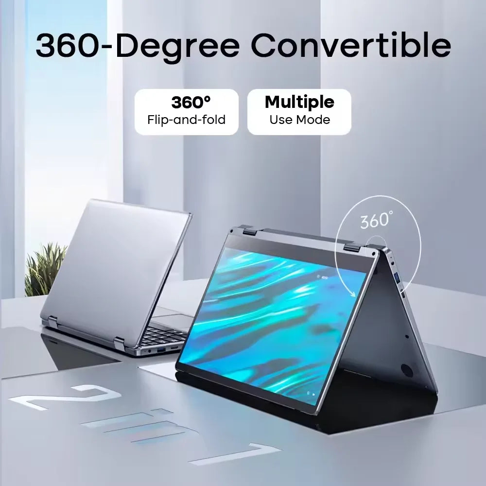 Cheapest Large Capacity 360° Rotating 11.6-inch 6GB+128/256/512GB/1TB Intel A3950 Personal and Business Laptop