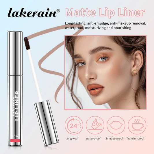 4Color Peel Off Lip Liner Tattoo Waterproof Long Lasting Matte Non-Stick Fading Lip Tint Sexy Red Contour Lips Make Up Cosmetics
