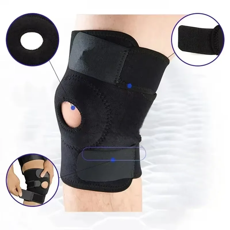 Breathable Adjustable Knee Brace (Without Side Stabilizers) – For Exercise Training & Knee Pain Relief