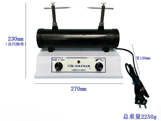Electronic induction coil, electronic switch type high-voltage spark discharge, cathode ray tube matching