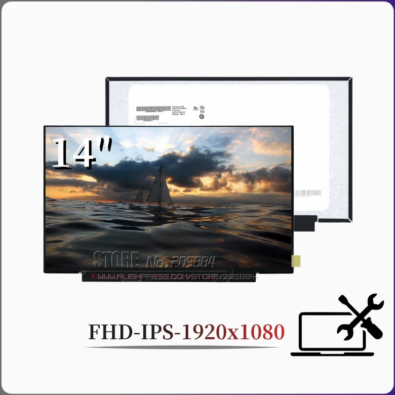 For Dell Latitude 3400 3410 3420 3430 3440 3450 3460 3470 3490 laptop LCD screen (Non touch screen)