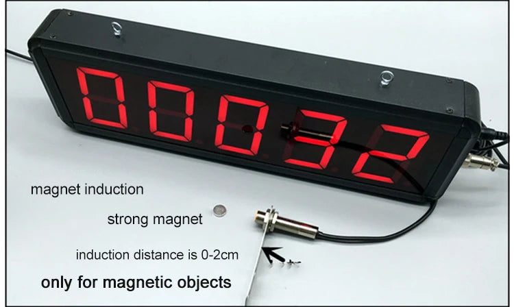 LED Digital Large Screen Electrostatic Induction Counter Infrared Automatic Production Line Pipeline Counting Electronic Counter