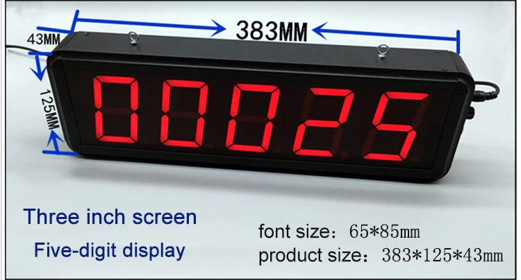 LED Digital Large Screen Electrostatic Induction Counter Infrared Automatic Production Line Pipeline Counting Electronic Counter