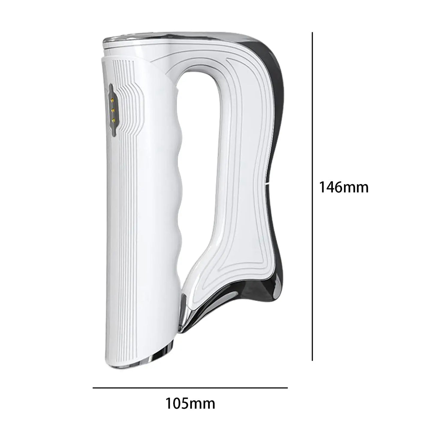 Electric Fascia Massager USB Rechargeable Plate Heating Vibration