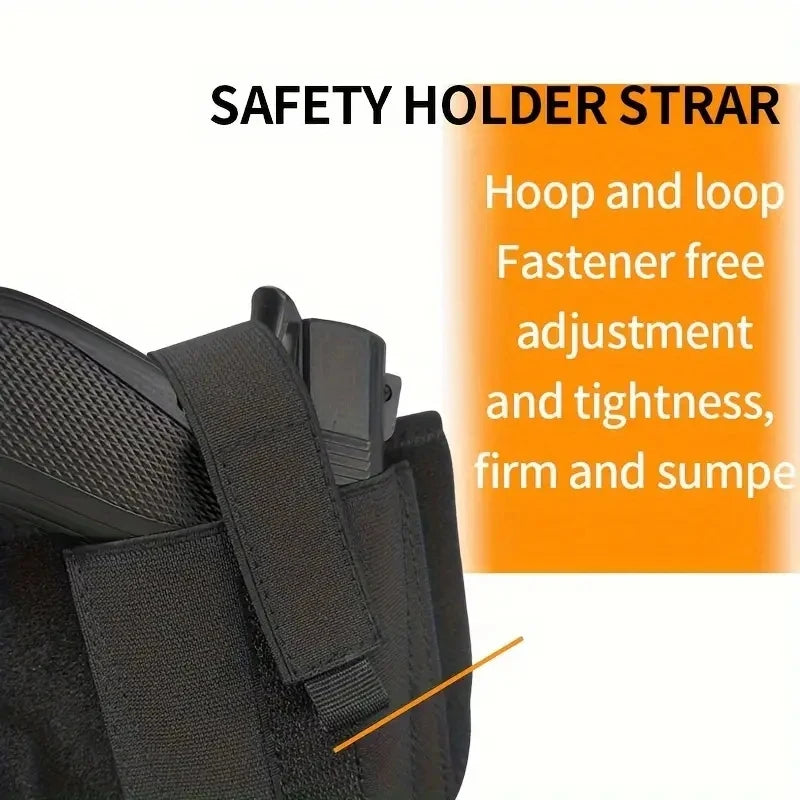 Chloroprene Rubber Outdoor Tactical Gun Holster Concealed Diving Material Underarm Gun Holster Single Shoulder Underarm Conceale
