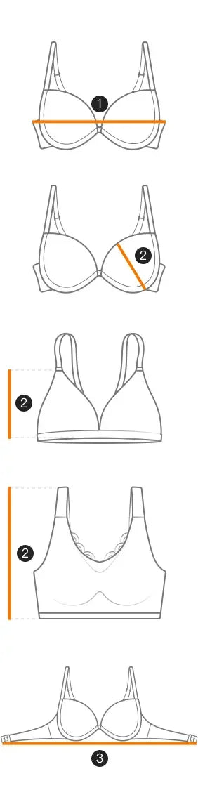 Women's Bra Wire-Free Front Closure Solid Color Full Coverage Fixed Cups More Considerate for Middle-Aged And Elderly Individual
