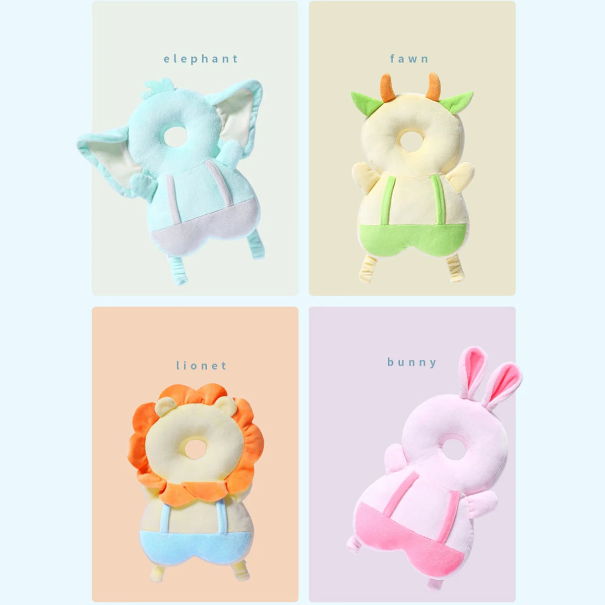 1pc baby toddler pillow Baby Zoology walk pillow breathable head cushion new belt series