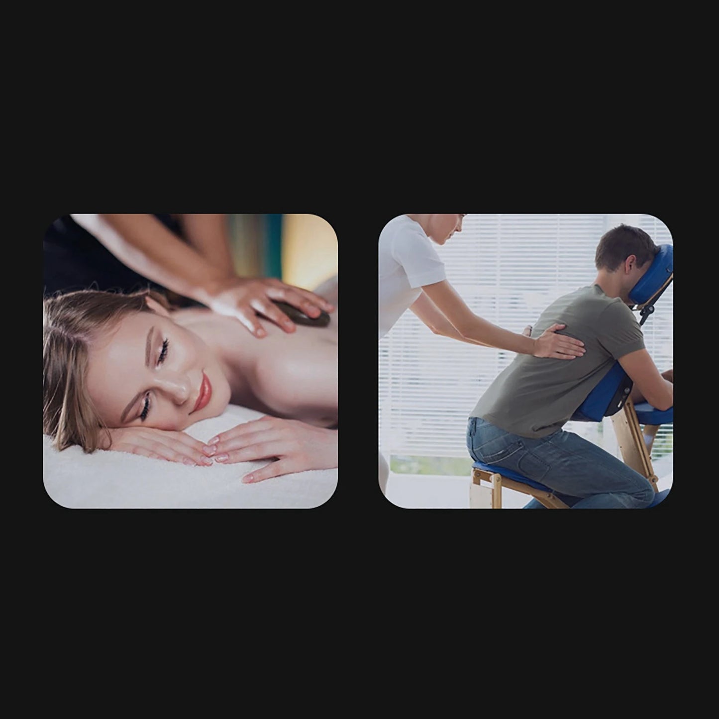 Electric Fascia Massager USB Rechargeable Plate Heating Vibration