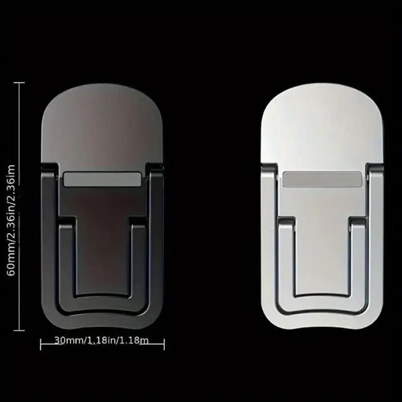 Laptops Stands Portable Computer Keyboards Stand For Desk Self-Adhesive Invisible Laptops Feet Foldable Laptops Stand