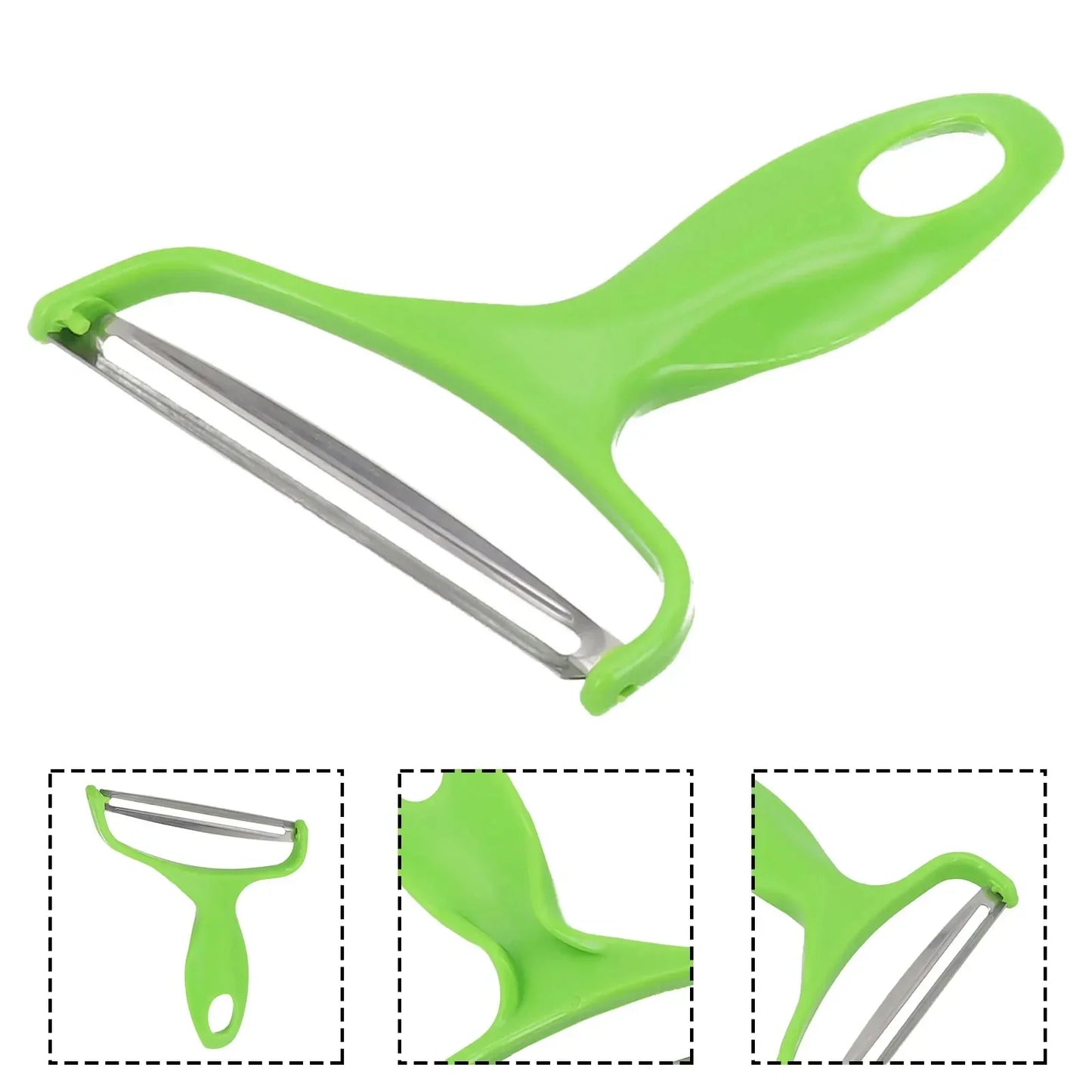 1 Pcs Peeler Vegetables Fruit Stainless Steel Cabbage Graters Salad Potato Slicer Kitchen Accessories Cooking Tools Wide Mouth