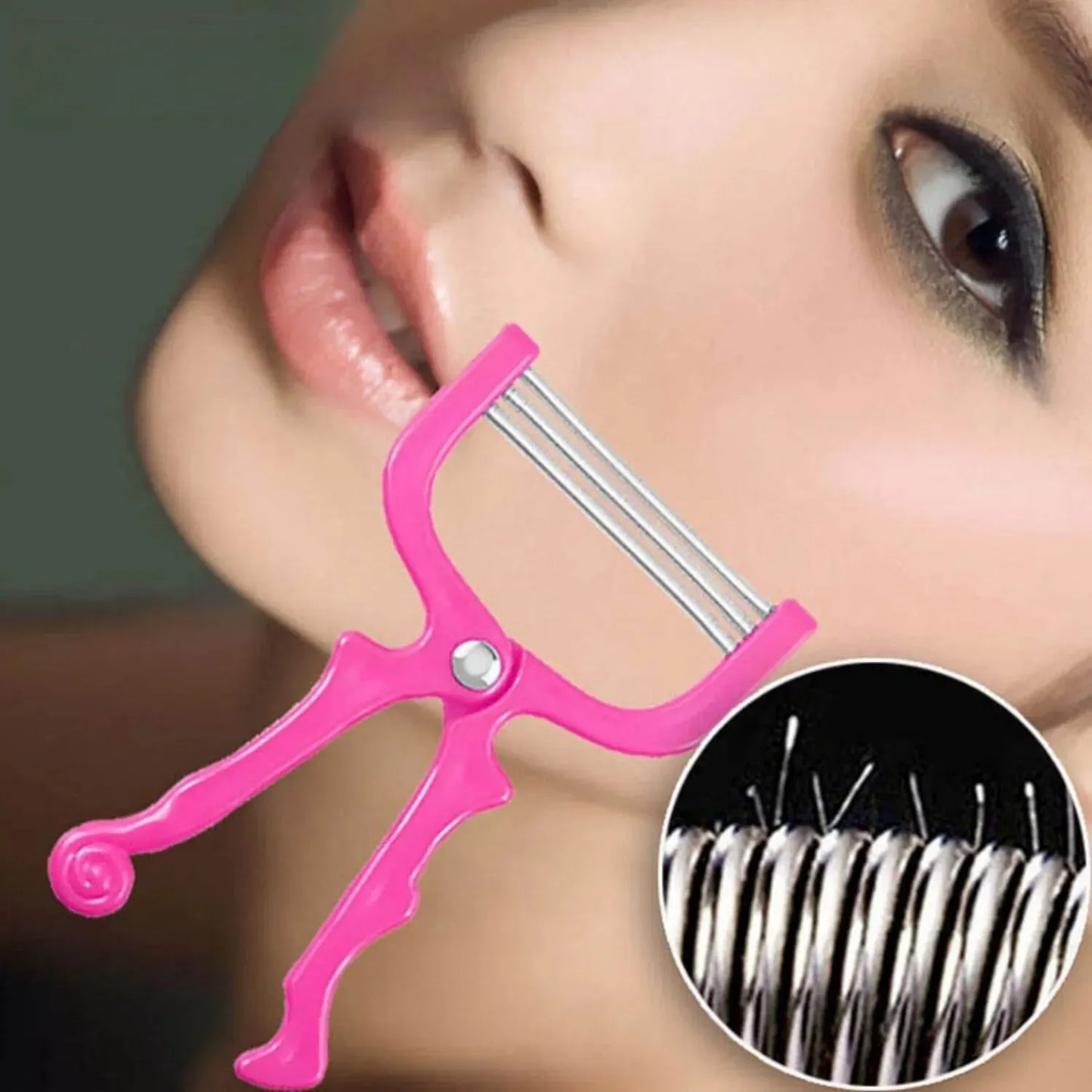 1 PCs Facial Hair Remover Manual Removal Epilator Beauty ShavingThreading Tool For Women