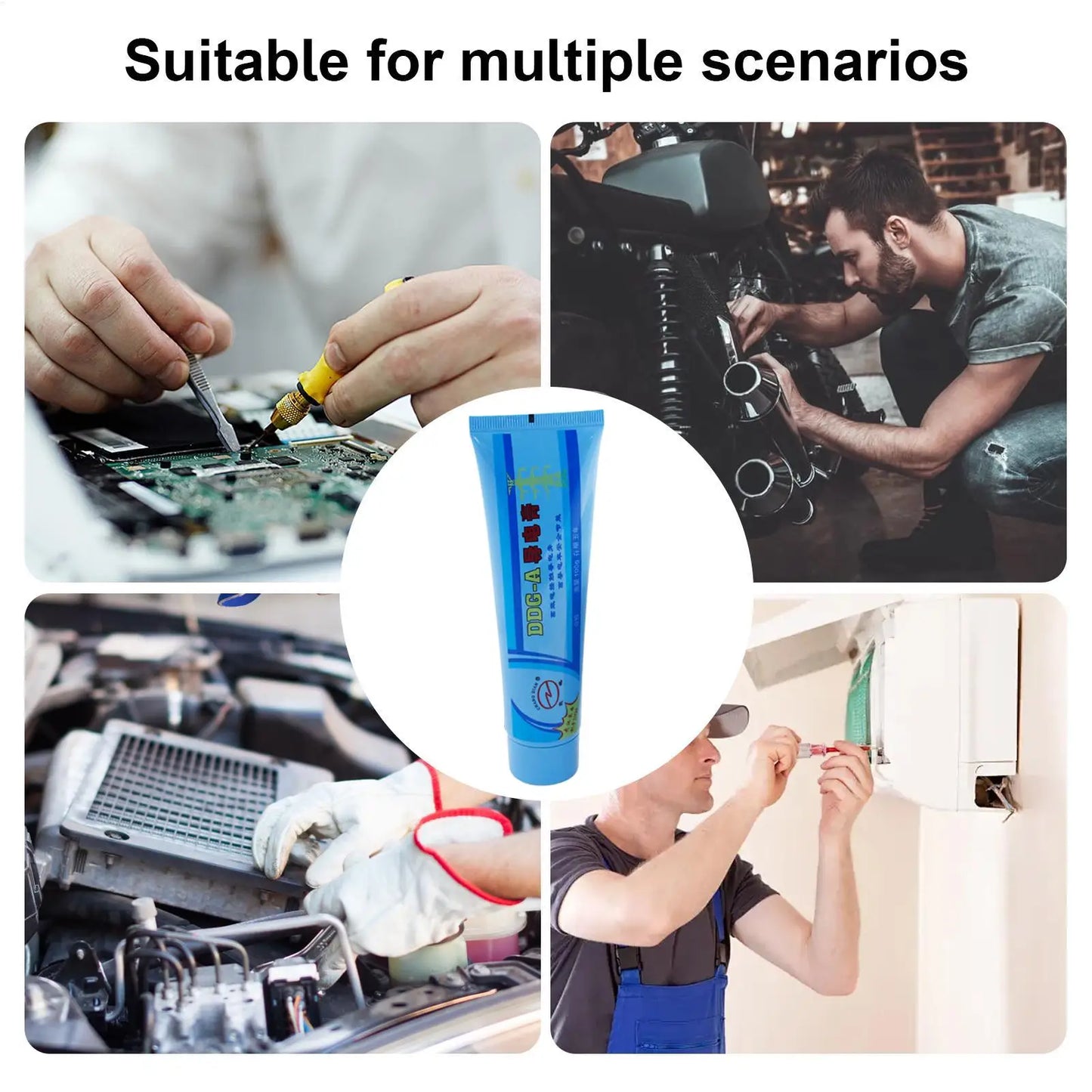 Electrical Grease 100g Electrical Contact Lubricant Grease Electronics Lubricant for Electrical and Automotive Applications