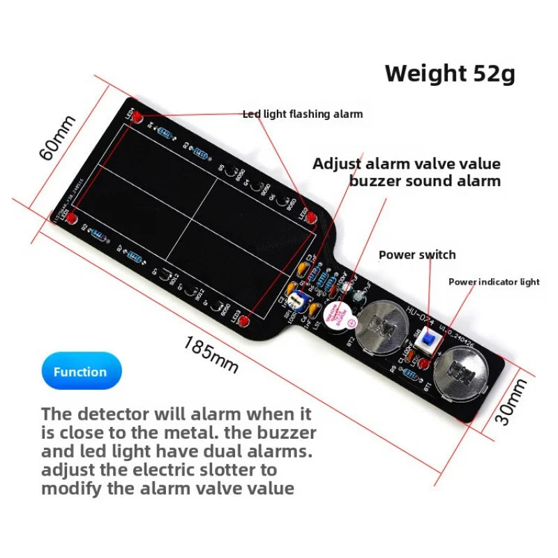 Metal Detector Kit Electronic Parts