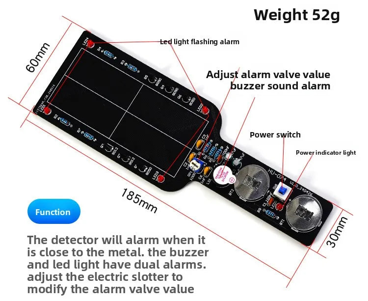 Metal Detector Kit Electronic Parts