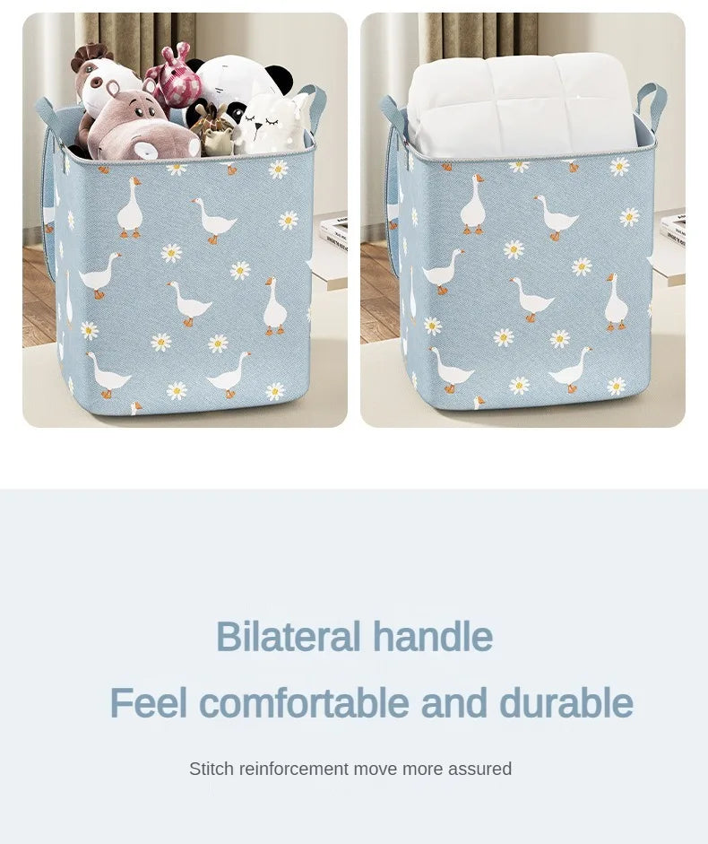 Cotton Quilt Storage Bag Large Capacity Quilt Storage Box Non Woven Clothes Special Storage Moving Luggage Bag Portable