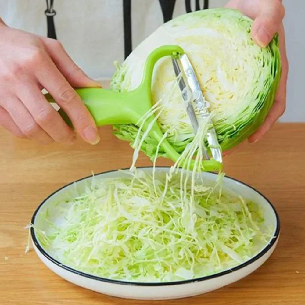 1 Pcs Peeler Vegetables Fruit Stainless Steel Cabbage Graters Salad Potato Slicer Kitchen Accessories Cooking Tools Wide Mouth