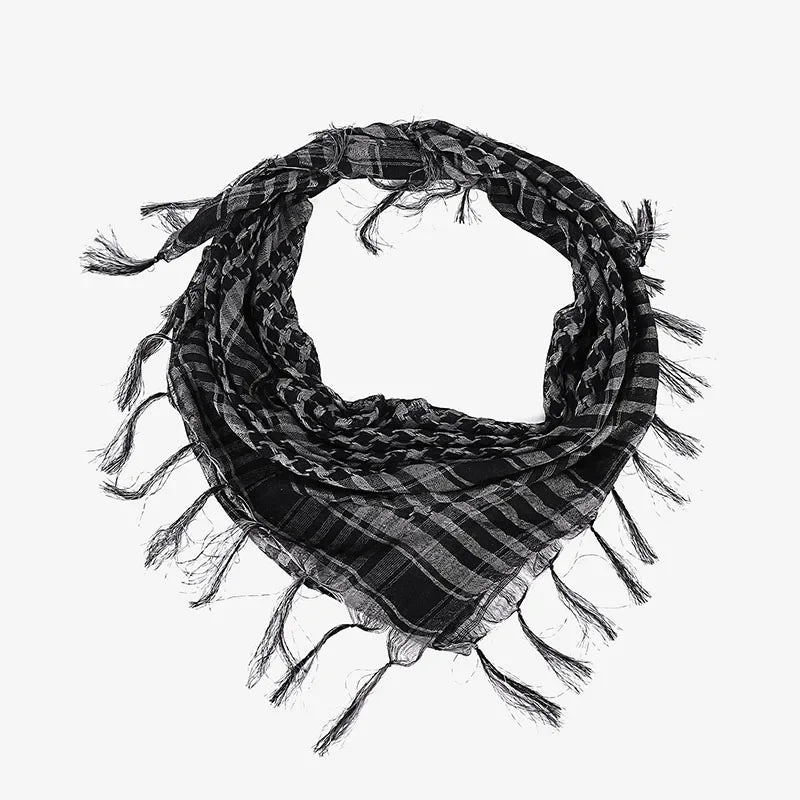 Unisex Summer Tactical Cycling Mask Scarf Lightweight Fashion Hijab Spring Army Plaid Headscarf for Men And Women