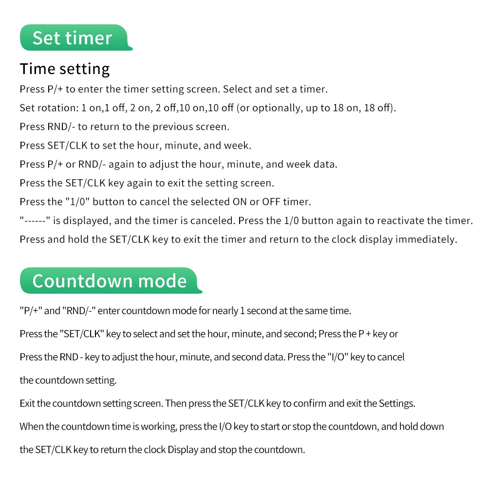 Electronic Timer Switch LCD Digital Time Control Energy Saving  Manager Programmable Socket EU Plug Automatic Surge Protector