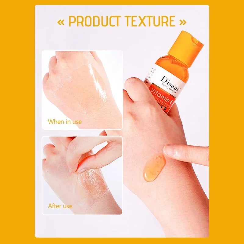 Yellow Peeling Lotion Oil 100% Organic Bleaching Dark Skin Exfoliating Whitening Nourishing Hyaluronic Acid Moisturiz Body Scrub