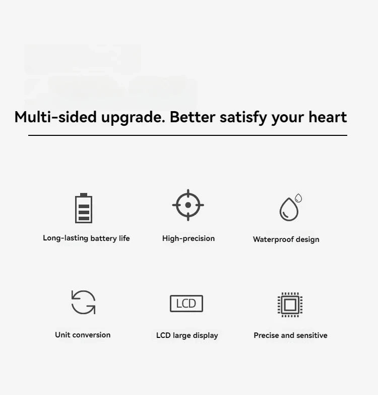 Electronic Digital Kitchen Scale  LED Display 10kg 5kg/1g Stainless Steel Panel Scales Home Jewelry Food Snacks Weighing Tools