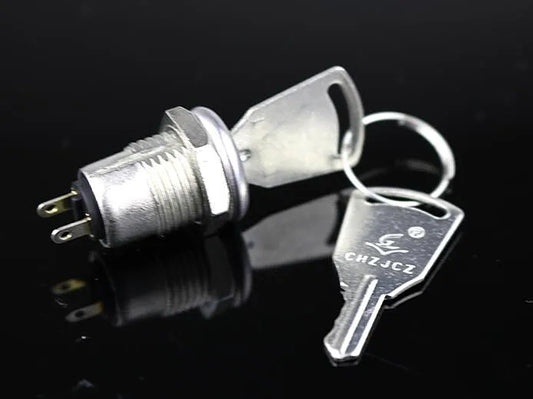 Electronic lock, electronic switch, key switch, telephone switch, KS-02 aluminum material ON/OFF