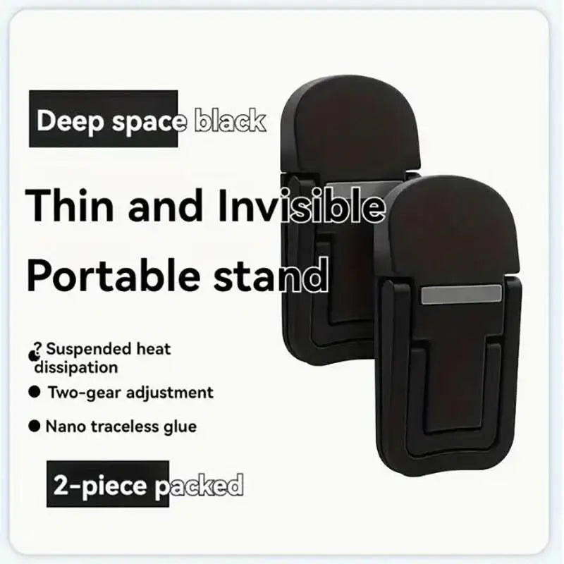 Laptops Stands Portable Computer Keyboards Stand For Desk Self-Adhesive Invisible Laptops Feet Foldable Laptops Stand