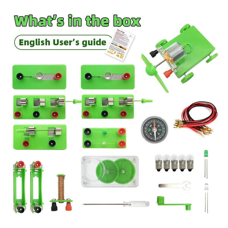 Student Electric Circuit Kits for Physics Education School Lab Learning Electromagnetic Experiments Teaching Aids Science Toys