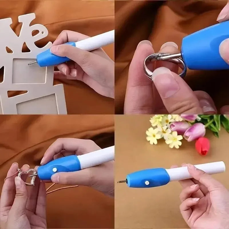 Mini wireless engraving pen, precision electric engraving pen, name writing engraving tool for crafts and DIY.