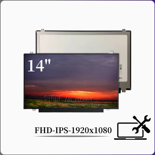 For Dell Latitude 3400 3410 3420 3430 3440 3450 3460 3470 3490 laptop LCD screen (Non touch screen)