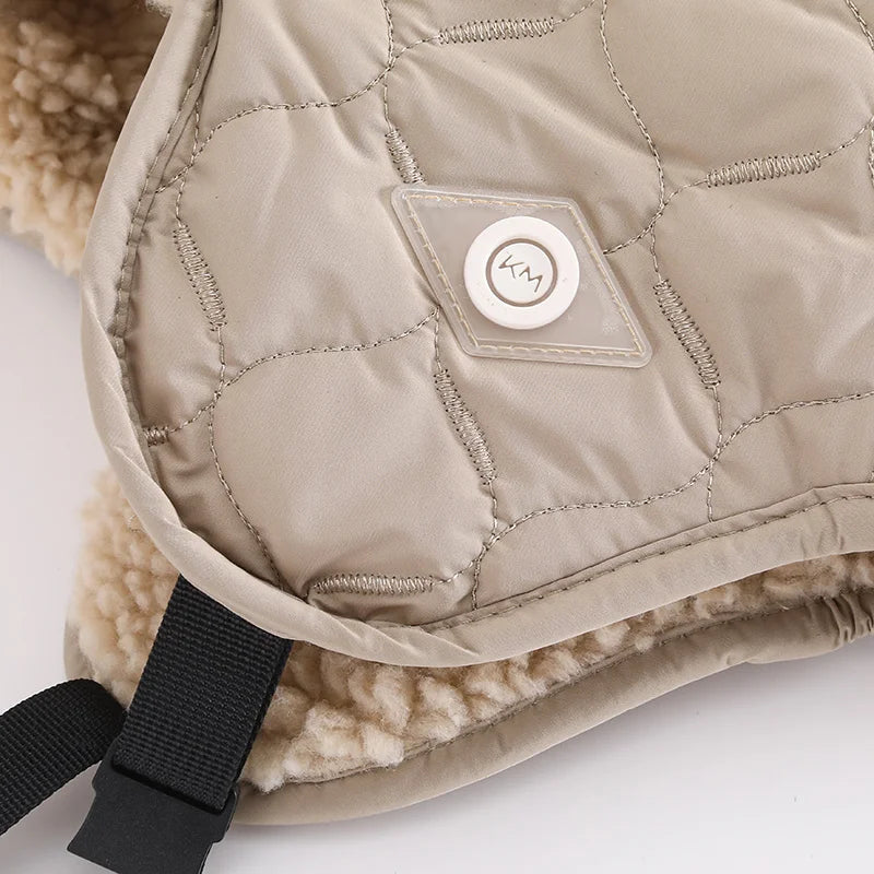 Winter Men Women Trapper Aviator Trooper Earflap Warm Waterproof Ski Down Hat Bomber Cap Ear Protectors Hats Reversible Wearable
