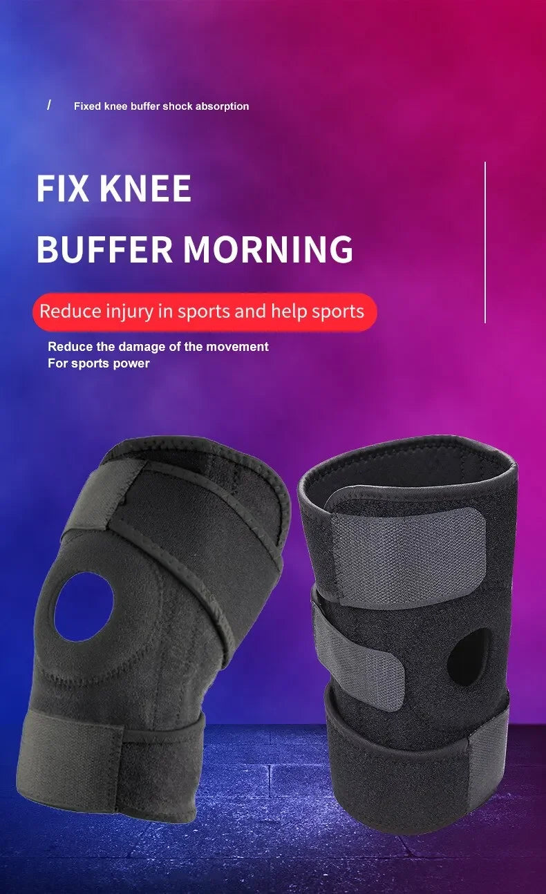 Breathable Adjustable Knee Brace (Without Side Stabilizers) – For Exercise Training & Knee Pain Relief