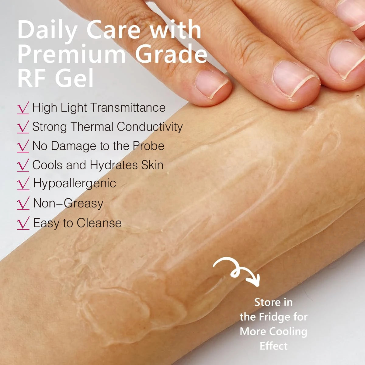 2.5L Gel Conductor Radiofrecuencia y Cavitacion Clear Contact Gel for Ultrasound Beauty Face and Body Skin Care