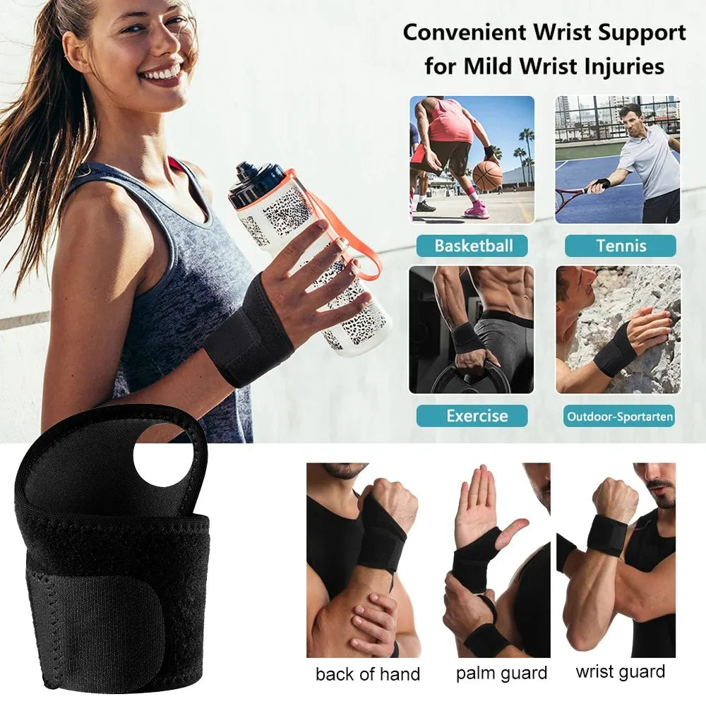 1PC Adjustable Wristband Carpal Tunnel Brace Wrist Support Sport Tendinitis Pain Relief for Arthritis Wrist Bandage Wrap