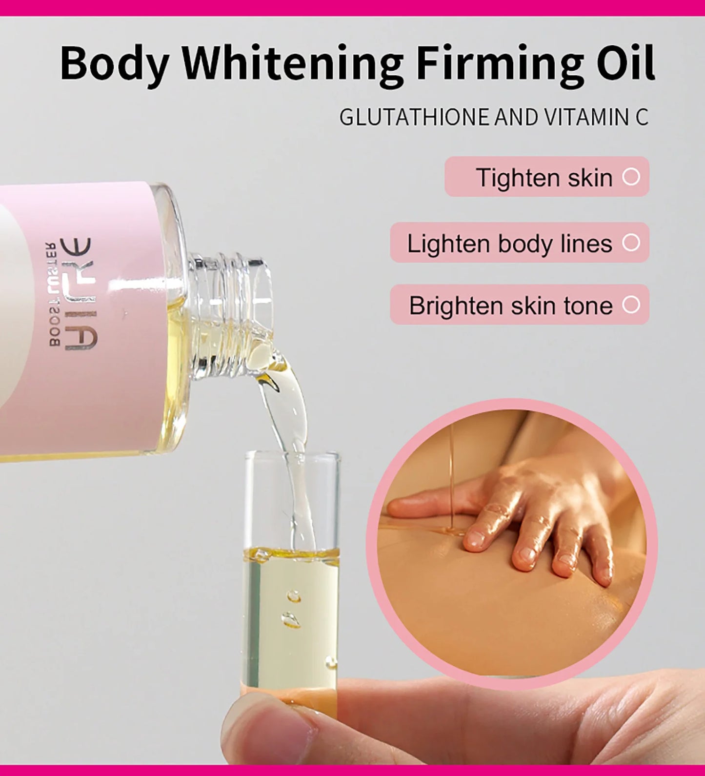 AILKE Whitening Remove Black Spots Facial Skin Care Lotion Moisturizing Cream Body Glutathion Vitamin C Black Skin Face New Set