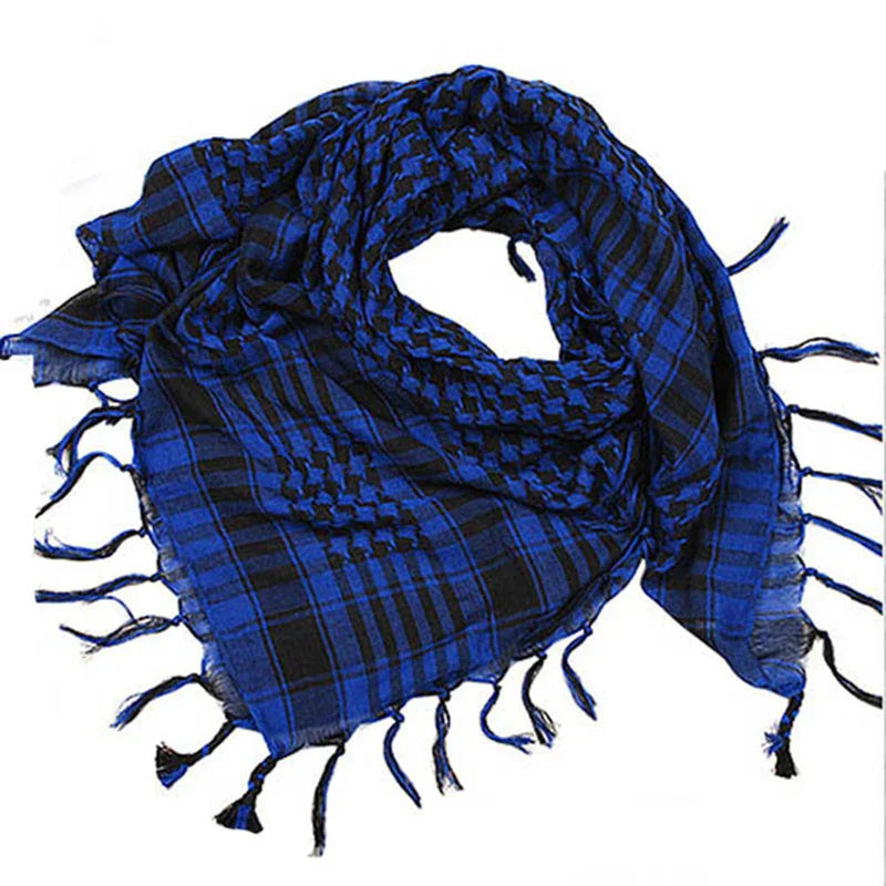 Unisex Summer Tactical Cycling Mask Scarf Lightweight Fashion Hijab Spring Army Plaid Headscarf for Men And Women