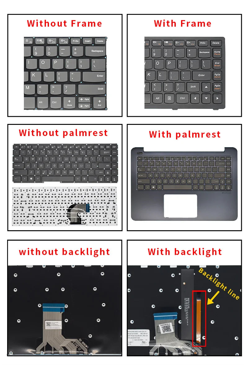 Laptops English US Russian backlight Keyboard For Xiaomi pro x14 RedmiBook Pro 14 XMA2006 XMA 2006 9Z.NH2SN.301