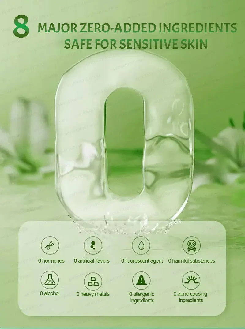 20 years younger, no fine lines