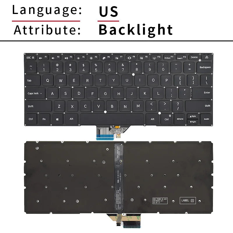 Laptops English US Russian backlight Keyboard For Xiaomi pro x14 RedmiBook Pro 14 XMA2006 XMA 2006 9Z.NH2SN.301
